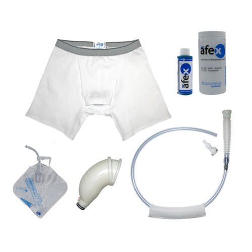 Afex Night Time Incontinence Management Kit with Briefs - A100-N-SA (all kit components) - Arcus Medical
