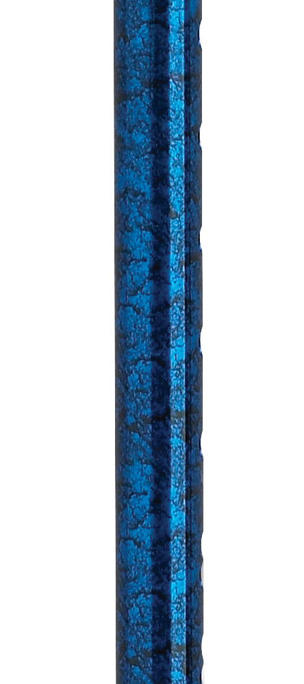 Adjustable Lightweight Folding Cane with Gel Hand Grip, Blue Crackle