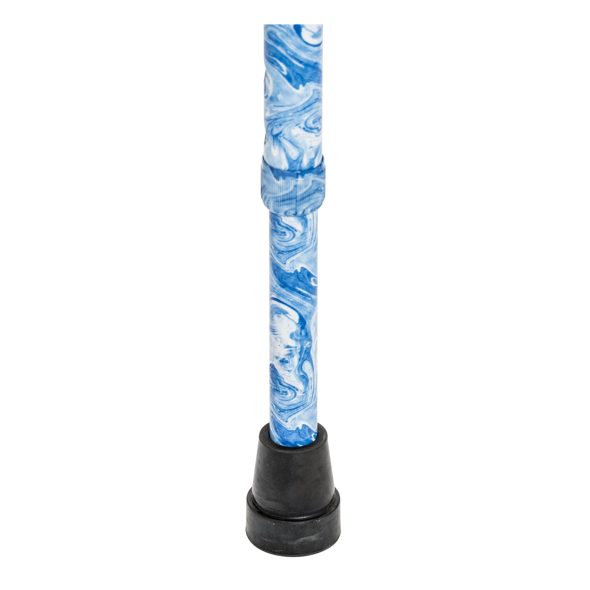 Foam Grip Offset Handle Walking Cane, Swirl