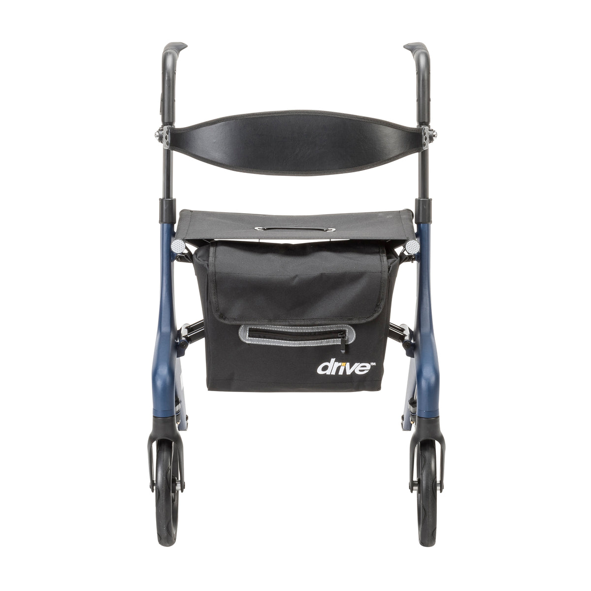 AeroWalk Ultra-Lite Rollator Rolling Walker, Blue