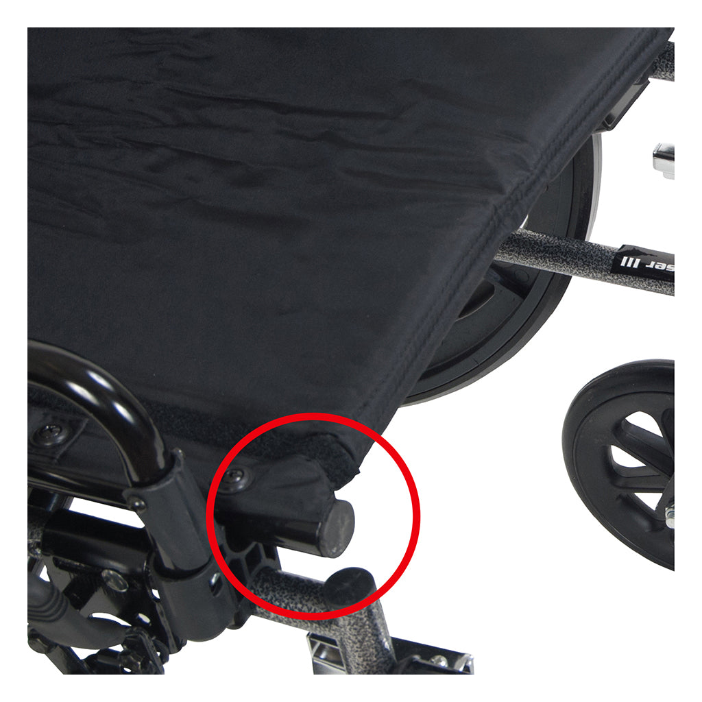 Cruiser X4 Lightweight Dual Axle Wheelchair with Adjustable Detachable Arms, Full Arms, Swing Away Footrests, 18" Seat