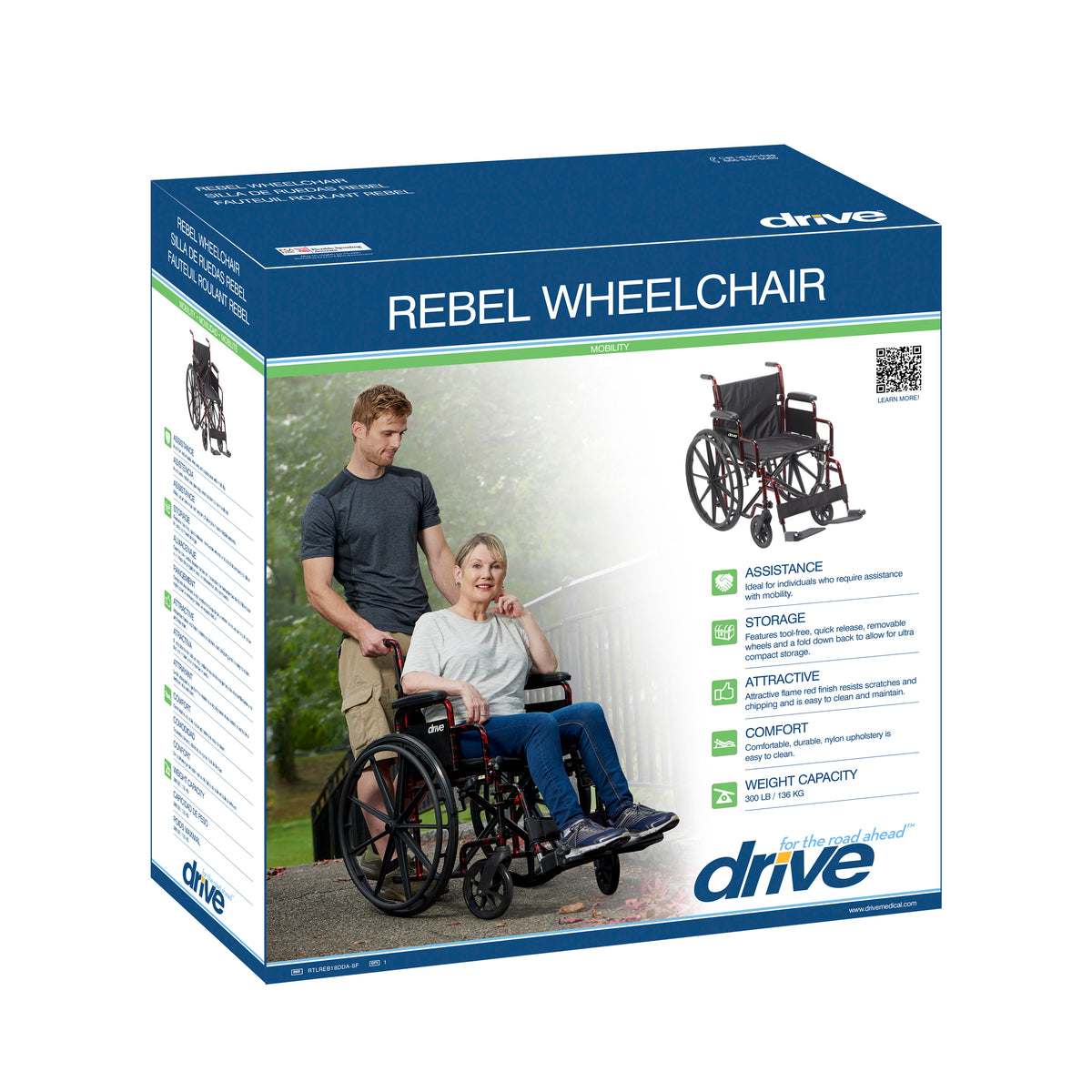 Rebel Lightweight Wheelchair