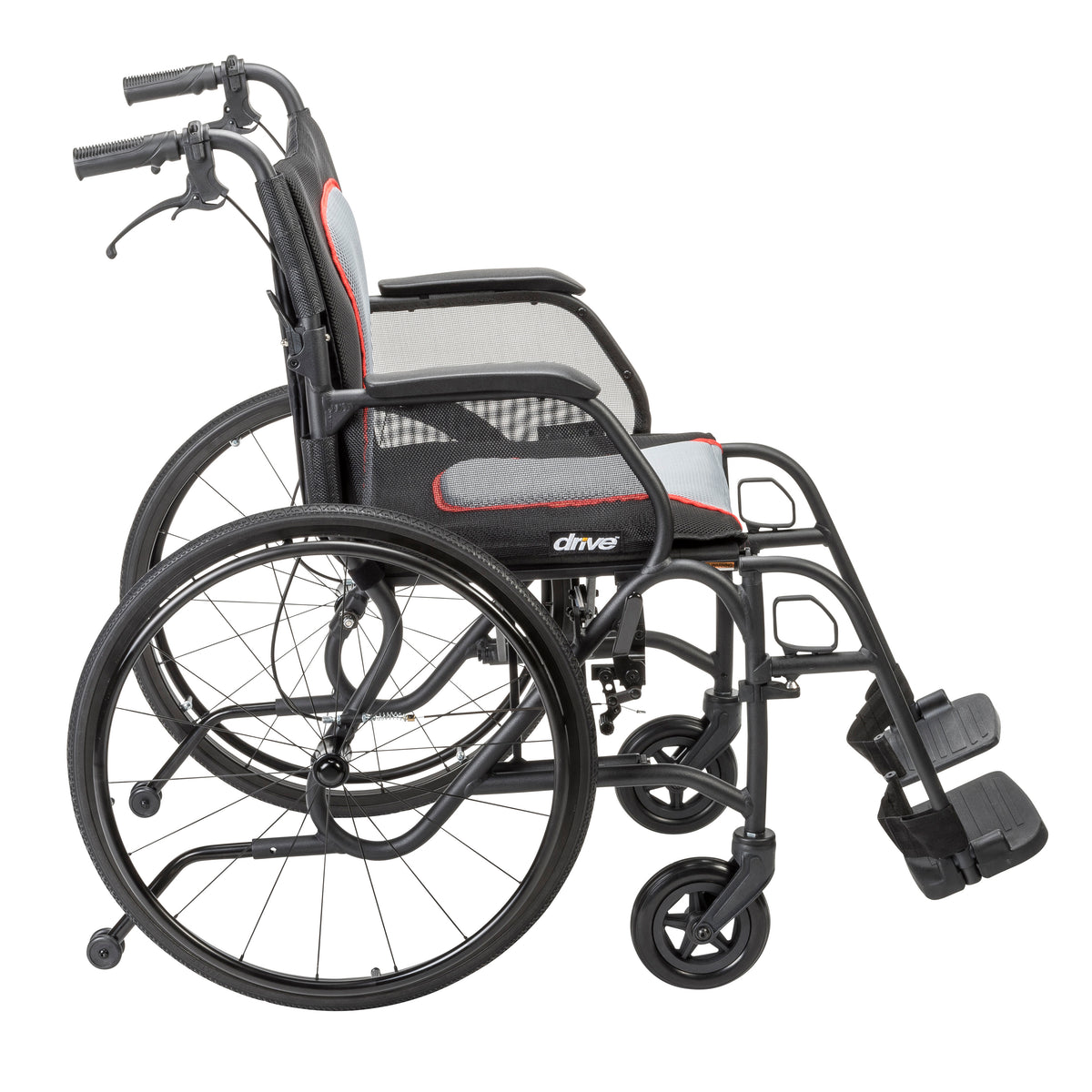 AeroFly™ Ultra-Lite Wheelchair, Matte Black, 18"