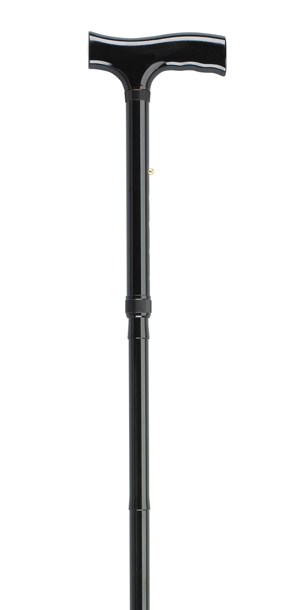 Lightweight Adjustable Folding Cane with T Handle, Black