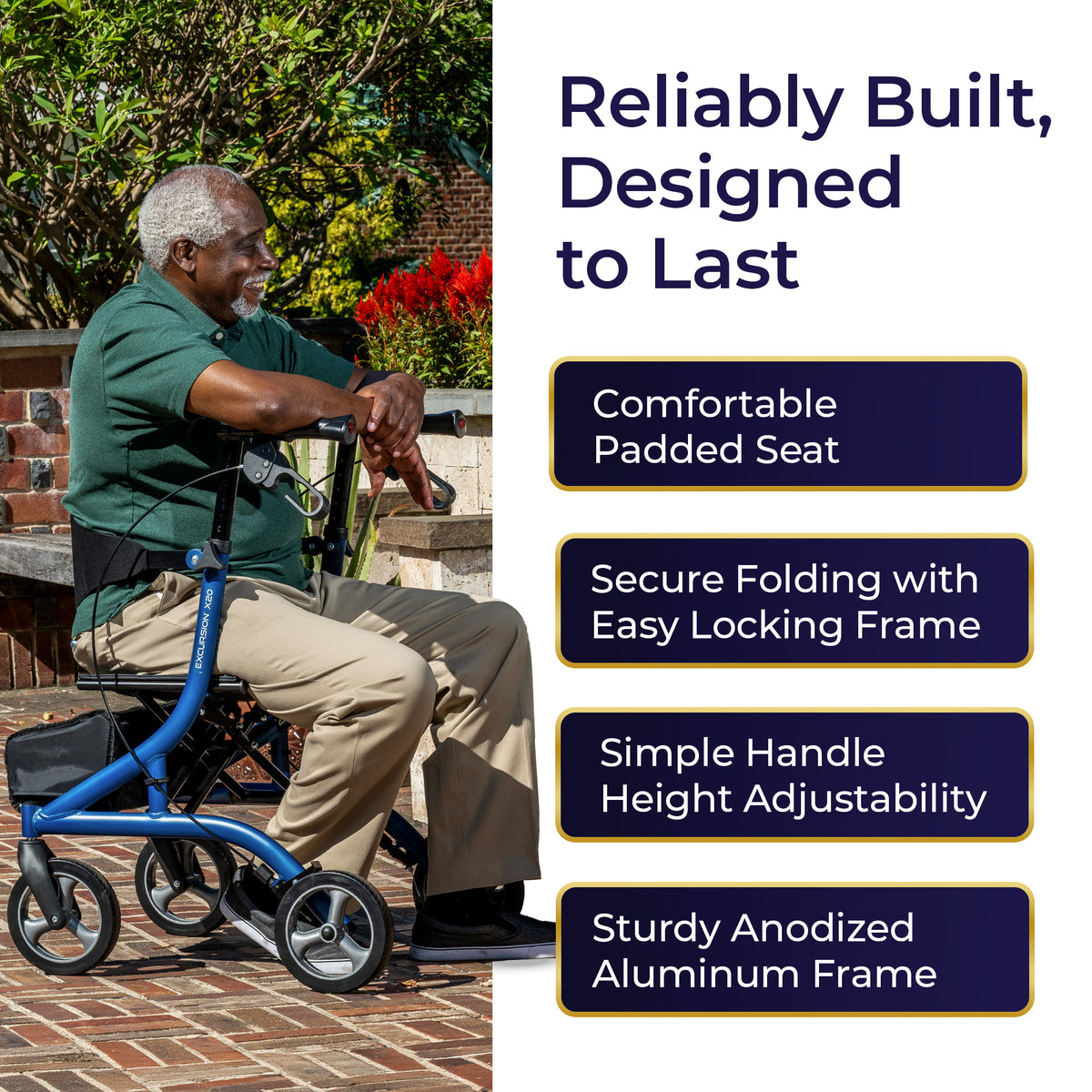MD by Drive Excursion X20 Rollator
