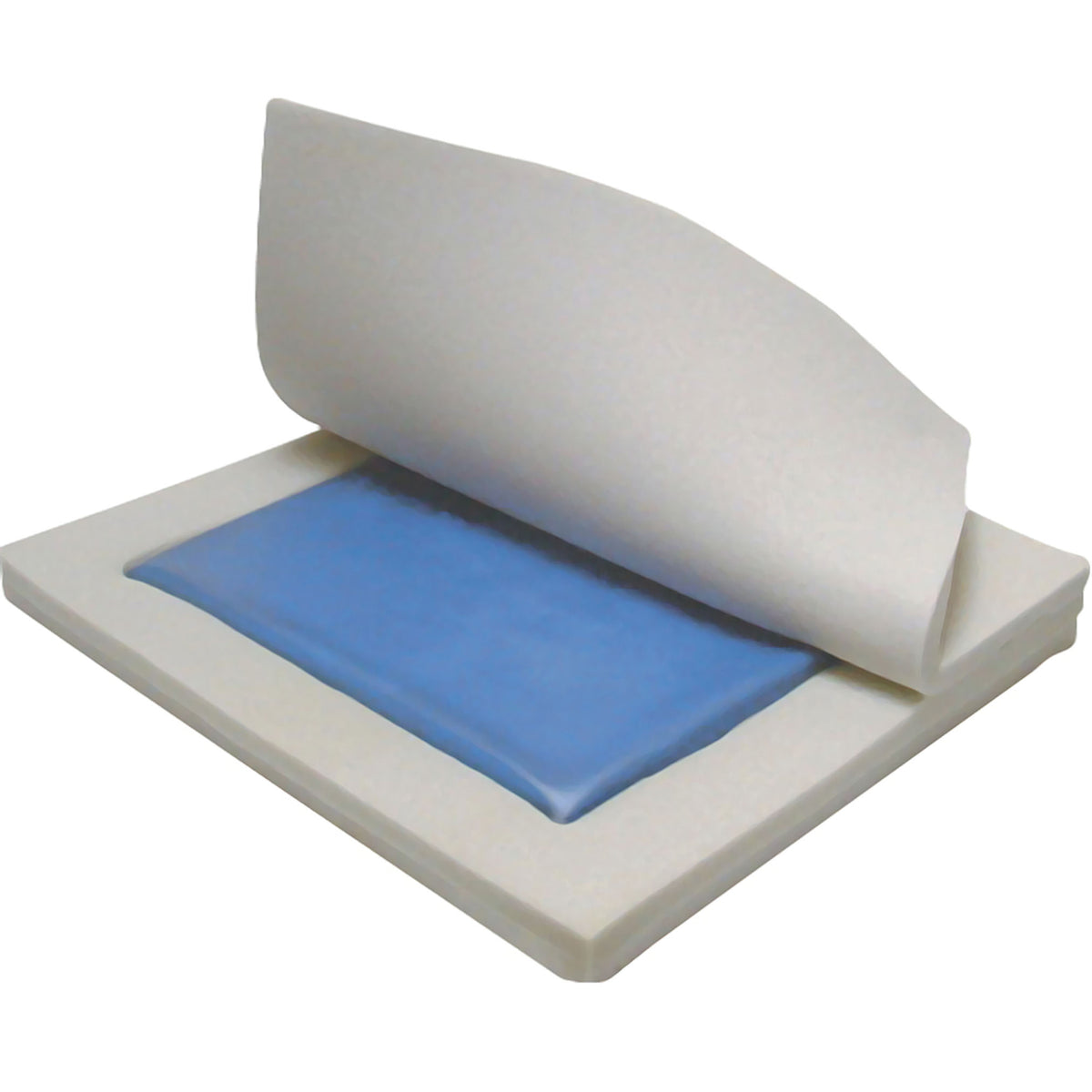 Gel "E" Skin Protection Wheelchair Seat Cushion, 16" x 16" x 3"