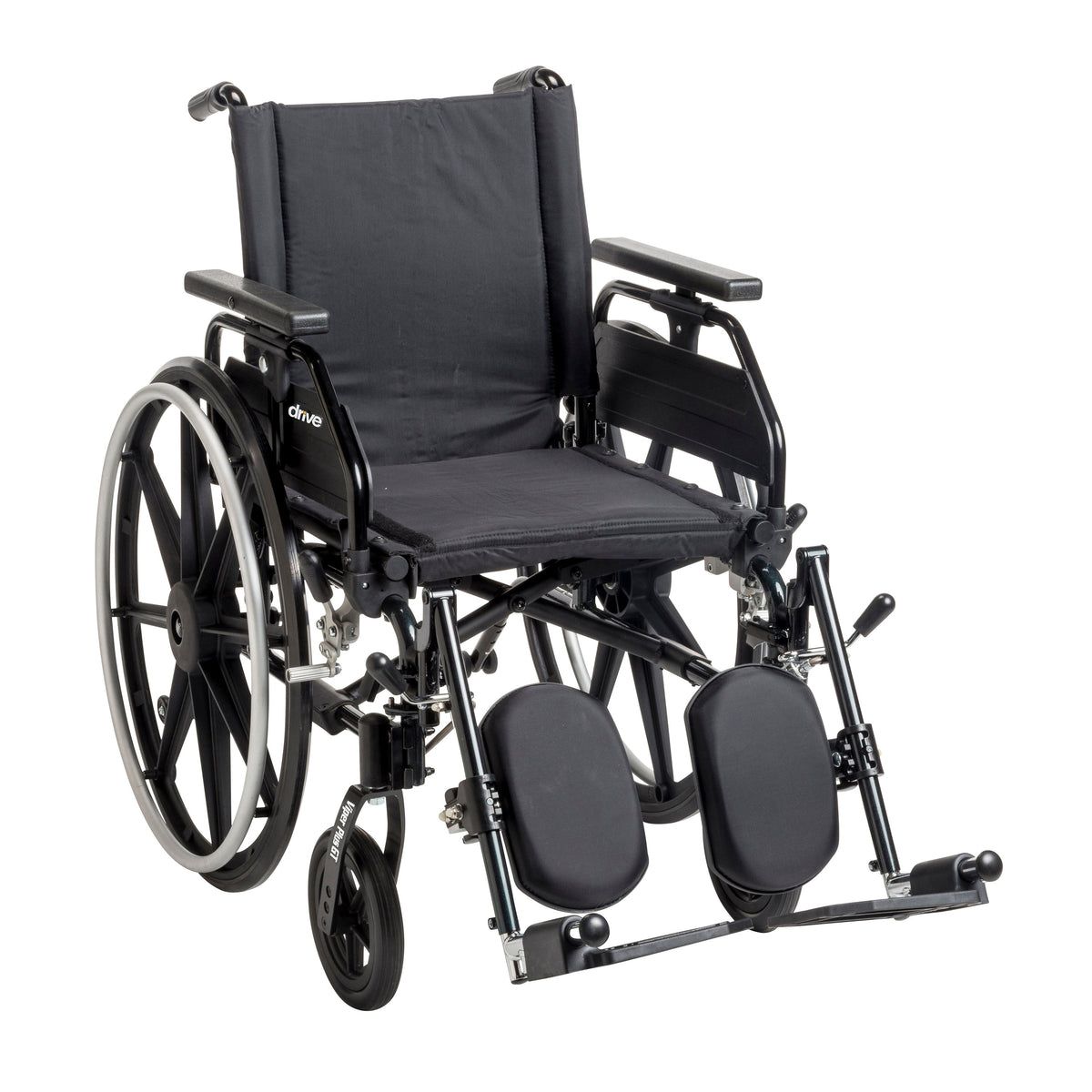 Viper Plus GT Wheelchair with Universal Armrests, 16" Seat, Elevating Legrests