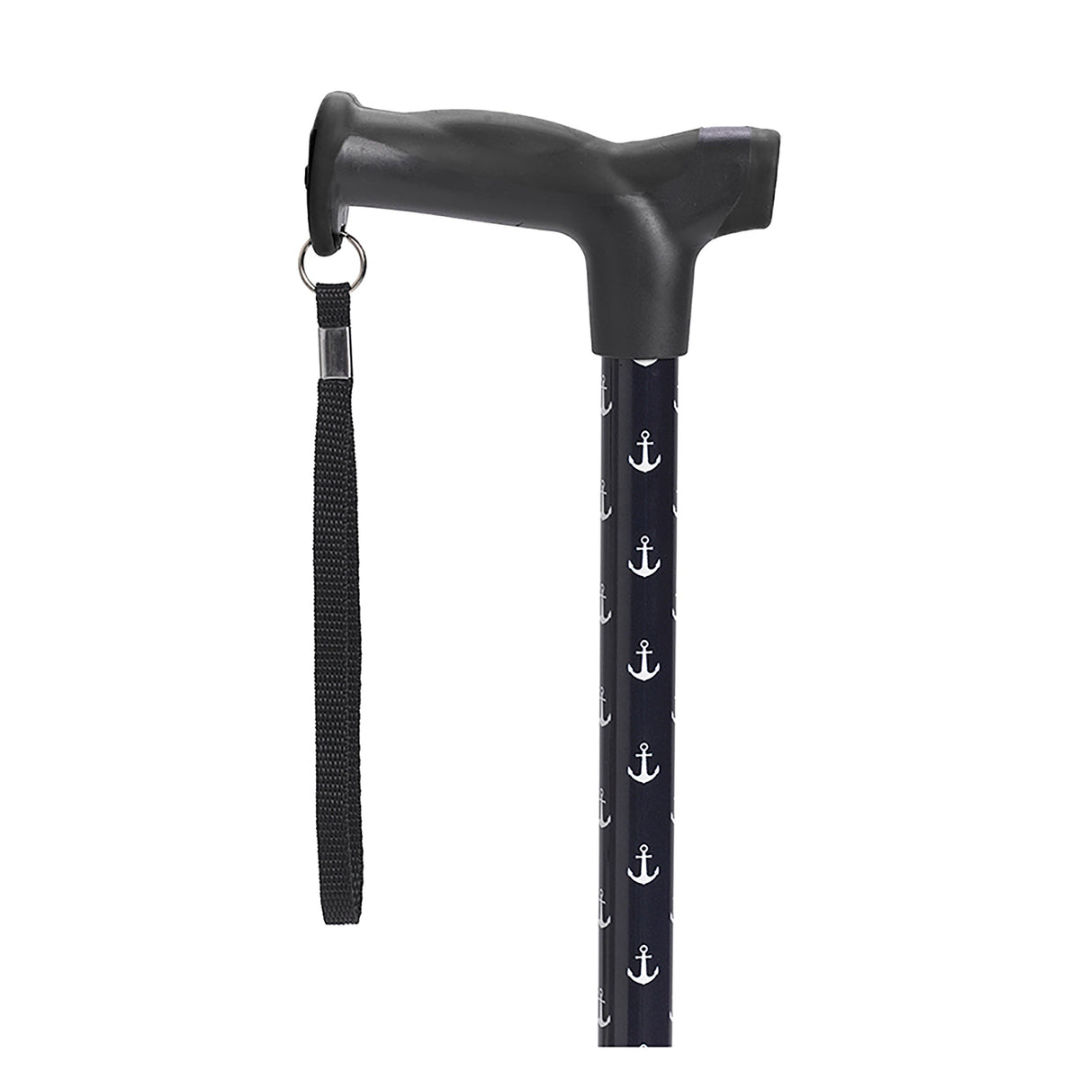 Comfort Grip T Handle Cane, Anchors