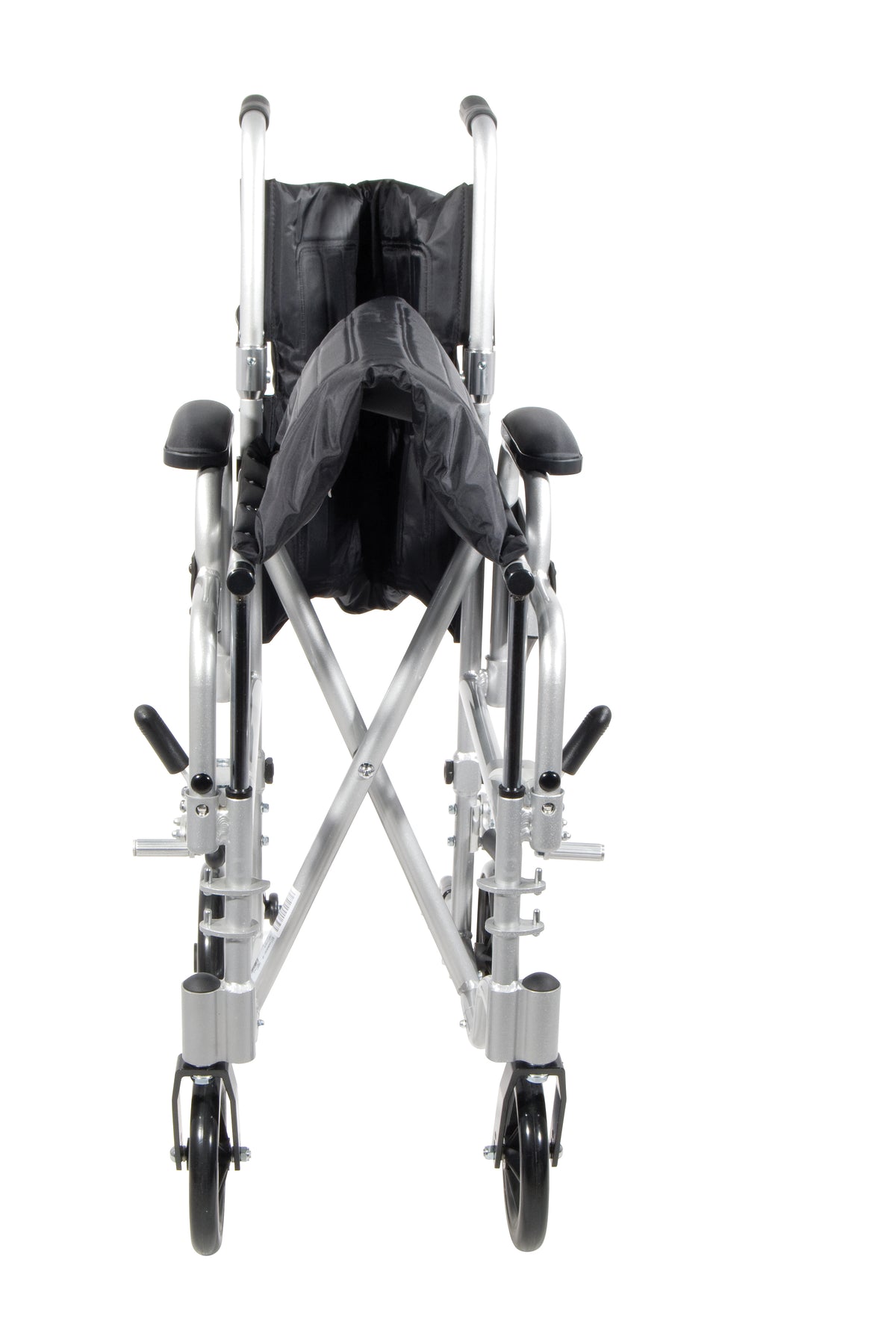 Poly Fly Light Weight Transport Chair Wheelchair with Swing away Footrests, 18" Seat