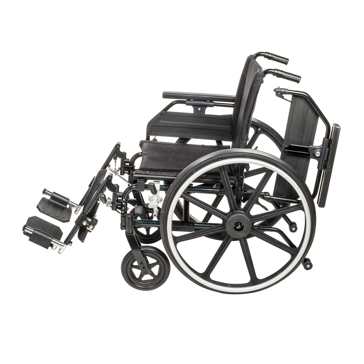 Viper Plus GT Wheelchair with Universal Armrests, 16" Seat, Elevating Legrests, view 8