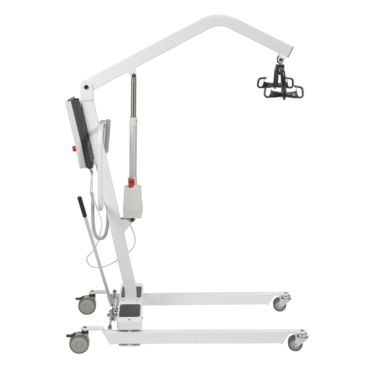 Battery Powered Electric Patient Lift with Rechargeable and Removable Battery, No Wall Mount