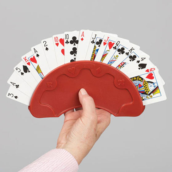 Fan Shaped Hands Free Playing Card Holder