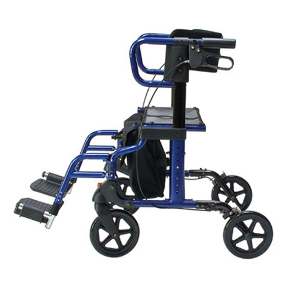 Lumex Hybrid Rollator Walker and Transport Chair (4)