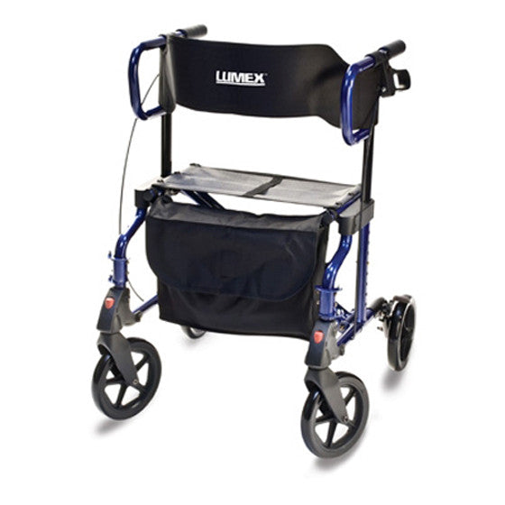 Lumex Hybrid Rollator Walker and Transport Chair (5)